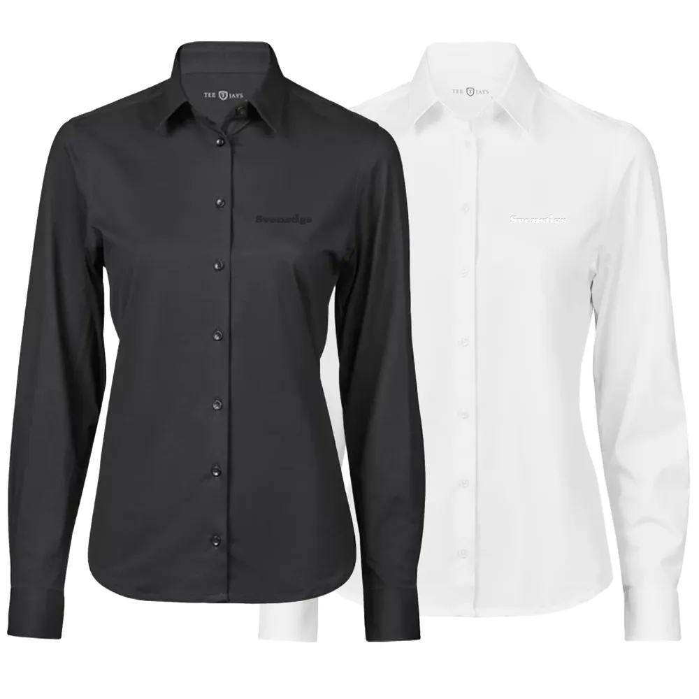 Skjorta, fyrvägsstretch, dam