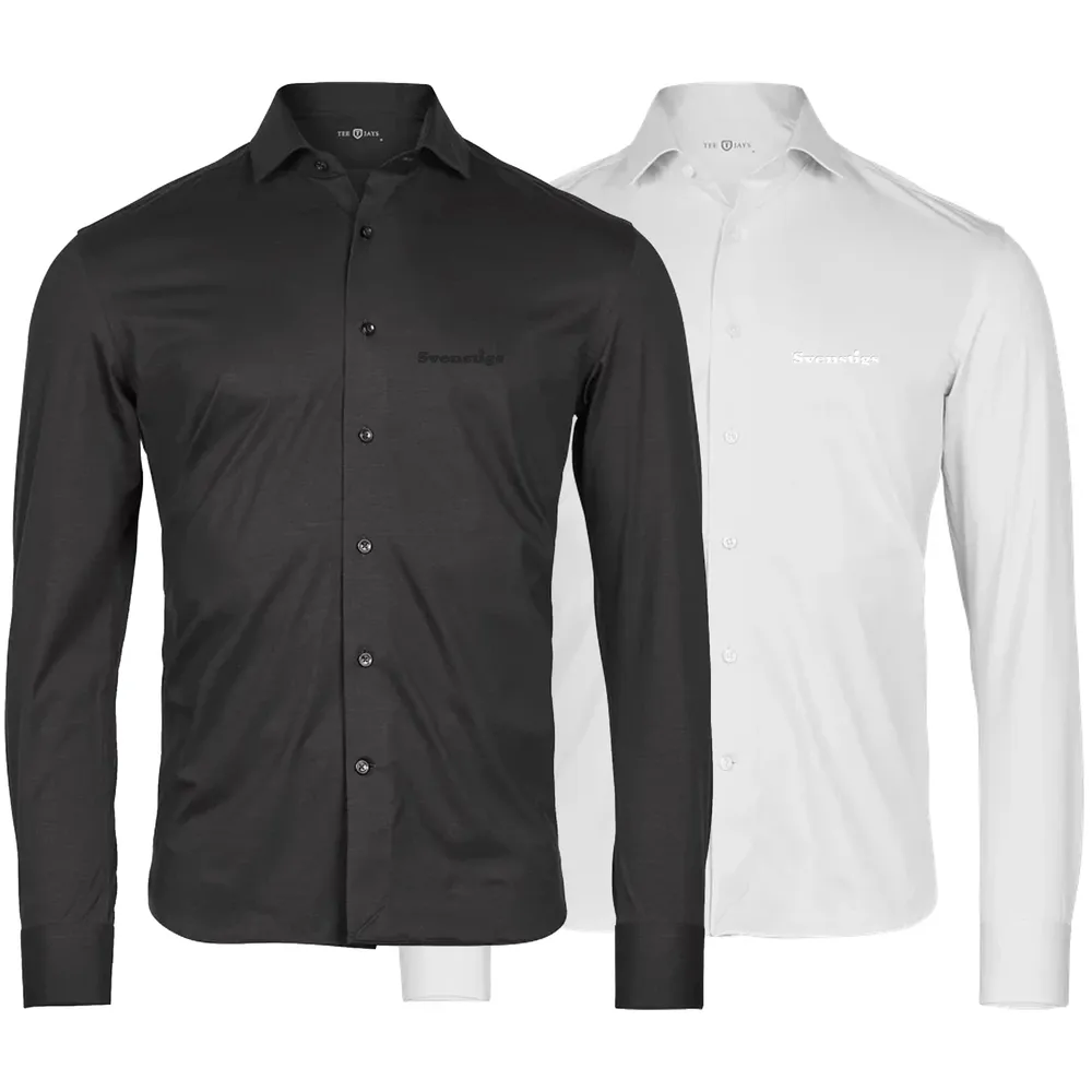 Skjorta, fyrvägsstretch, herr