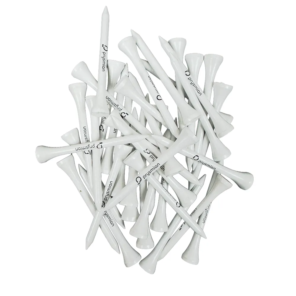 Golfpegs, 50-pack, vit, 2kr/st