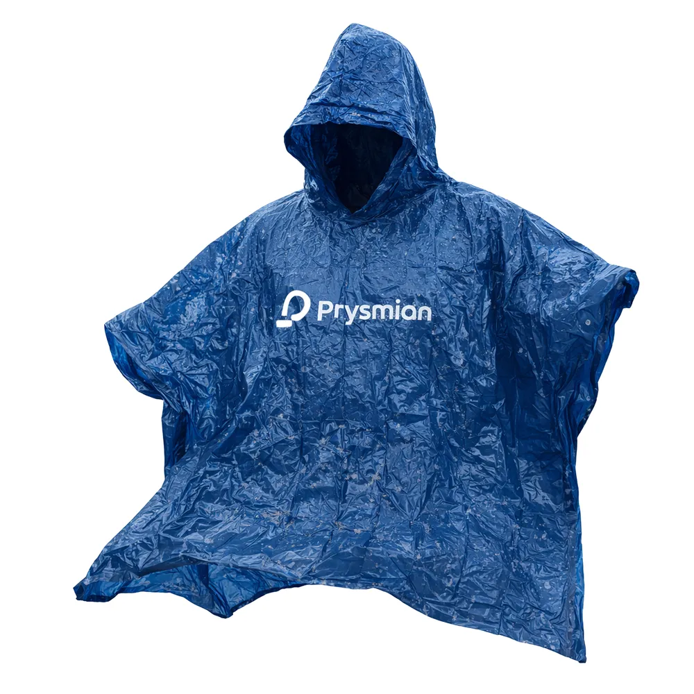 Regnponcho, 250-pack, blå, 23kr/st