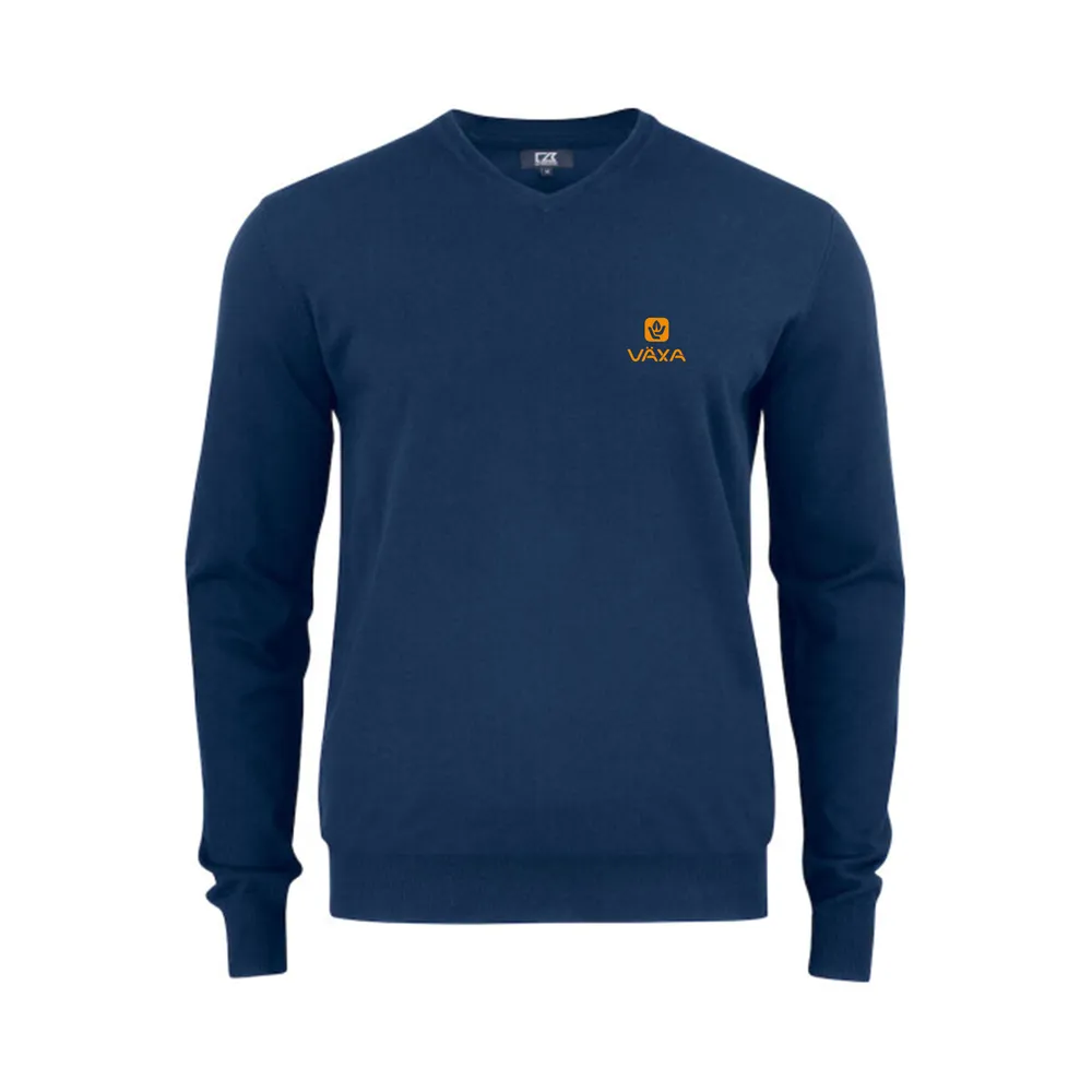Stickad tröja V-ring Herr