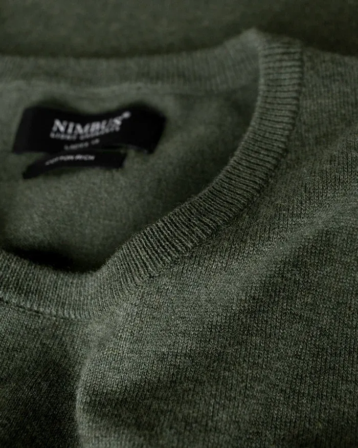 Stickad tröja, rundhals, dam