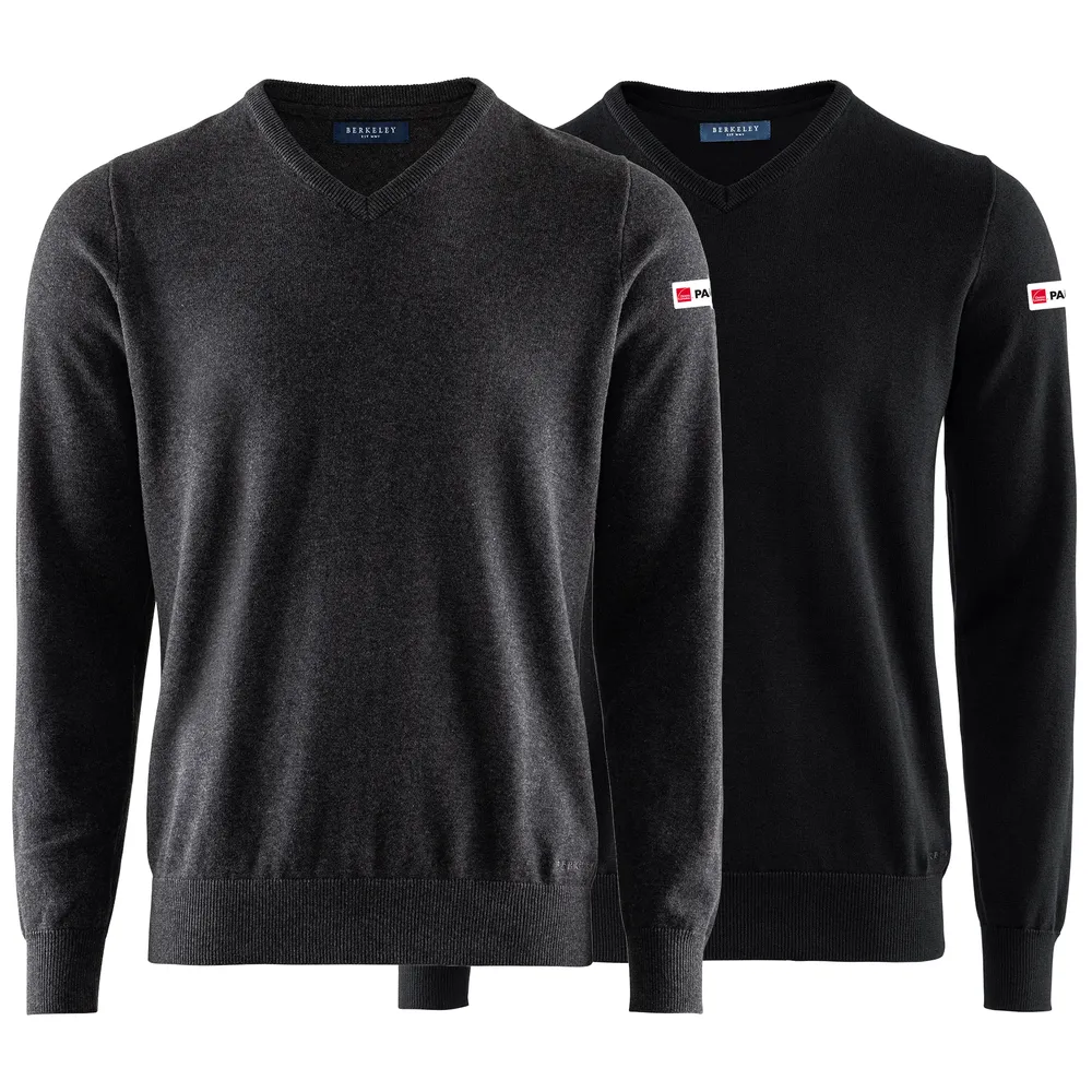 Stickad tröja, V-neck, herr