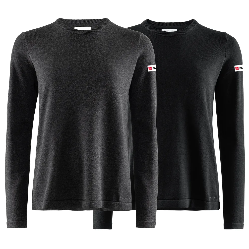 Stickad tröja, crewneck, herr