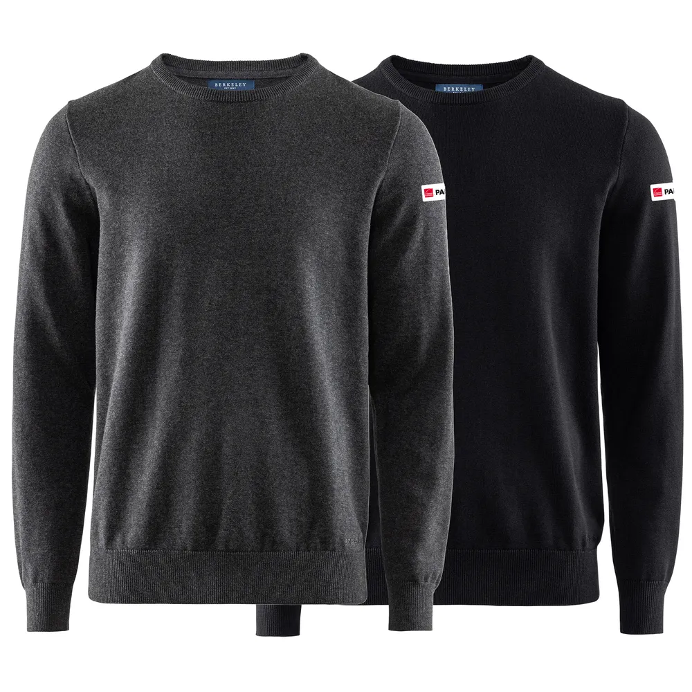 Stickad tröja, crewneck, herr