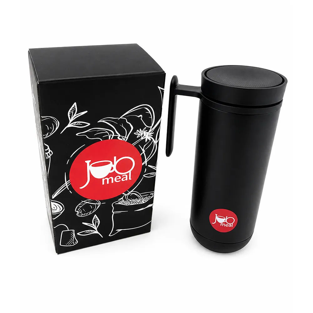 Jobmeal Take away mugg 40-pack, Svart