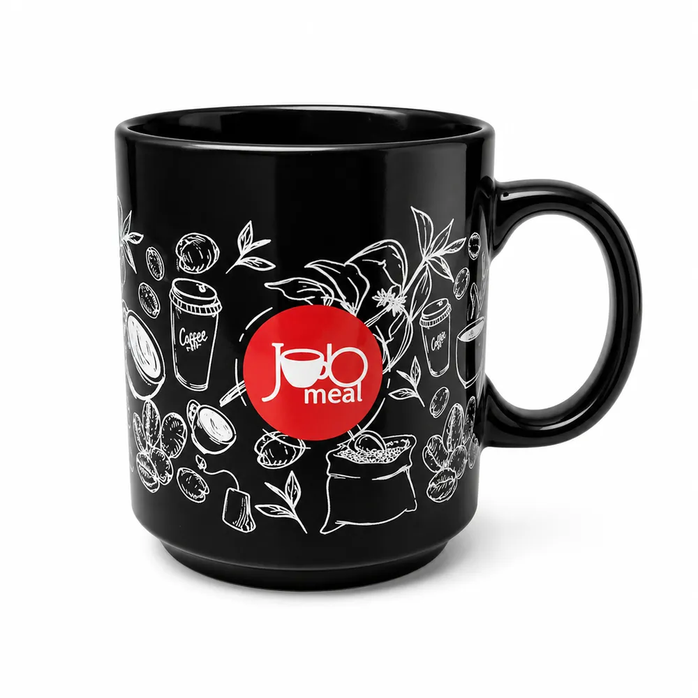 Jobmeal Kaffemugg 36-pack, Svart