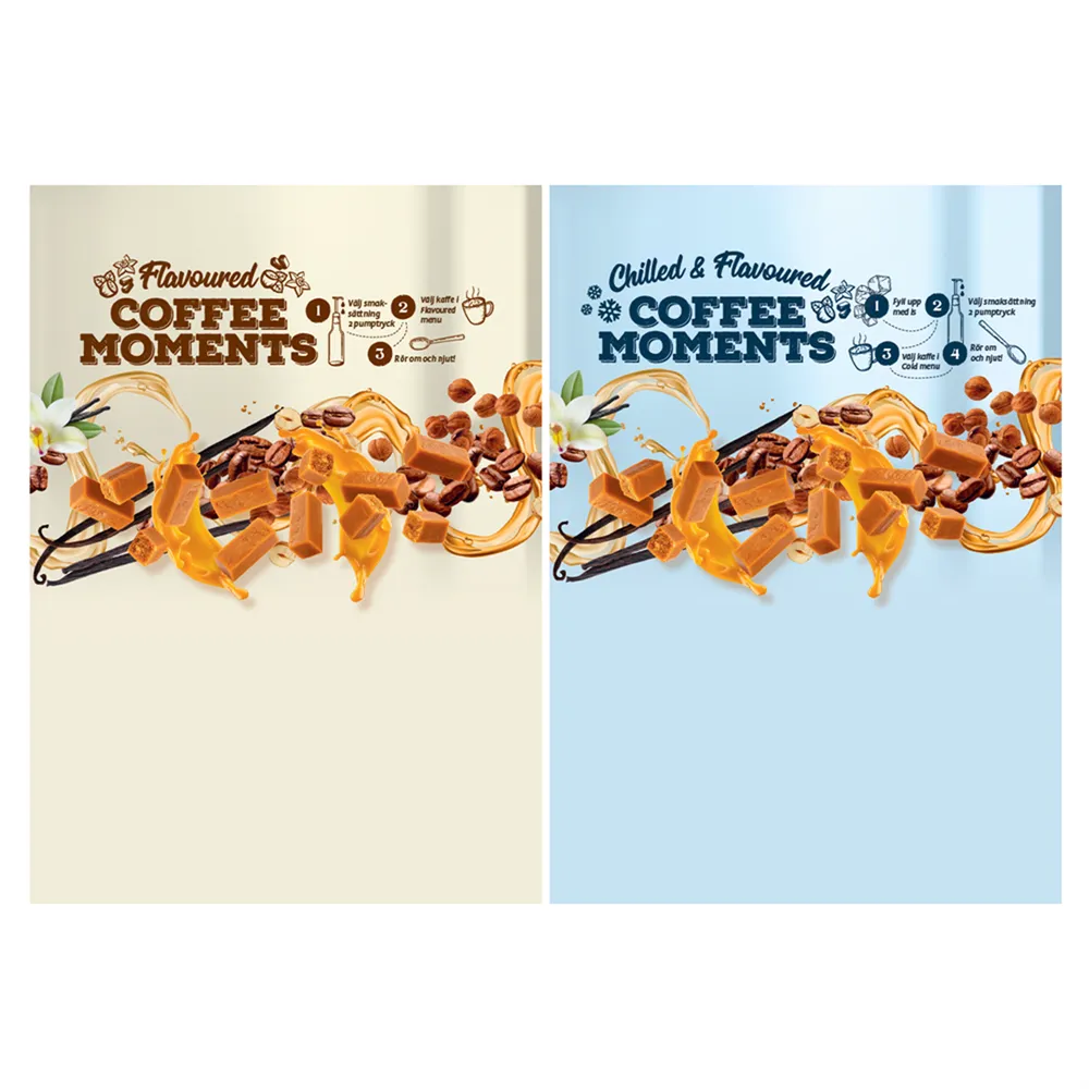 Poster A4 Flavoured coffee moments 10-pack