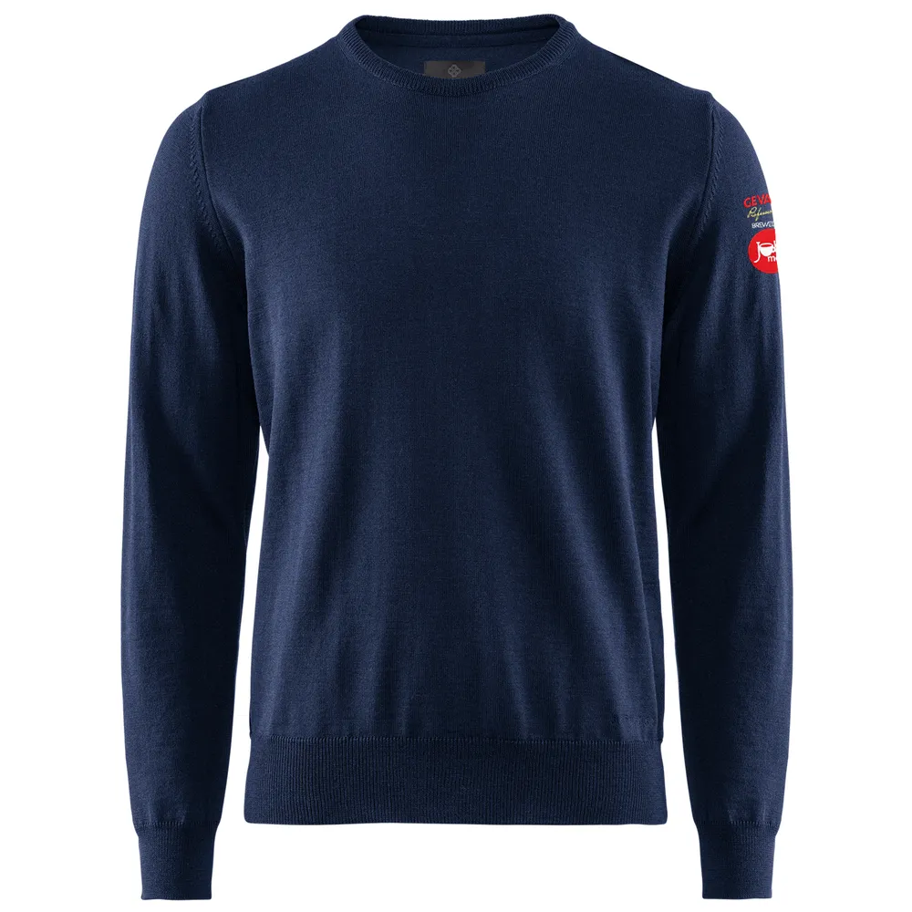 Tröja, merino, crew neck, herr