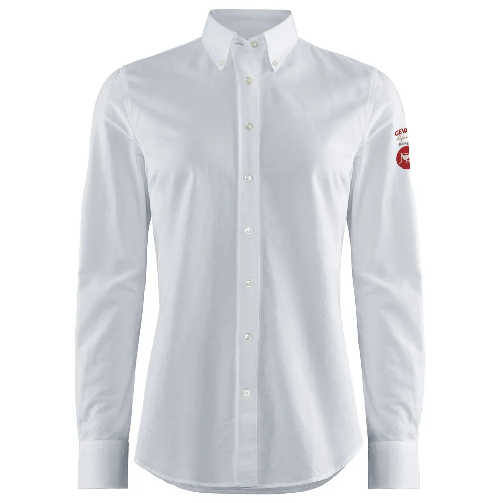 Skjorta, oxford, tailored, dam