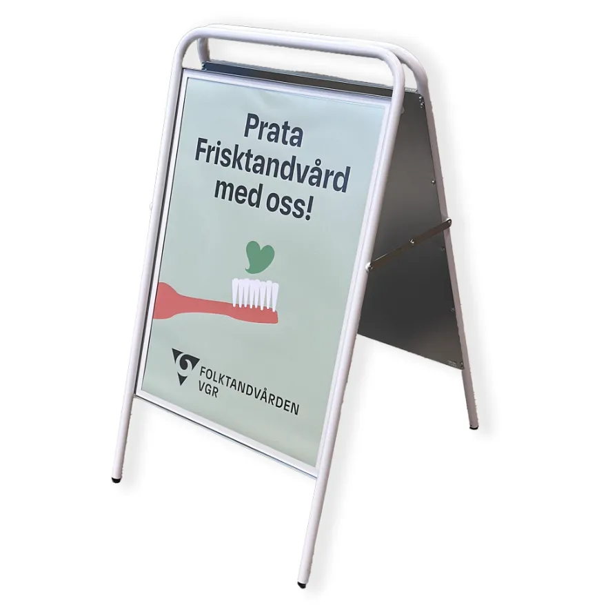 FTV, Gatupratare, Frisktandvård, grön (ljus)
