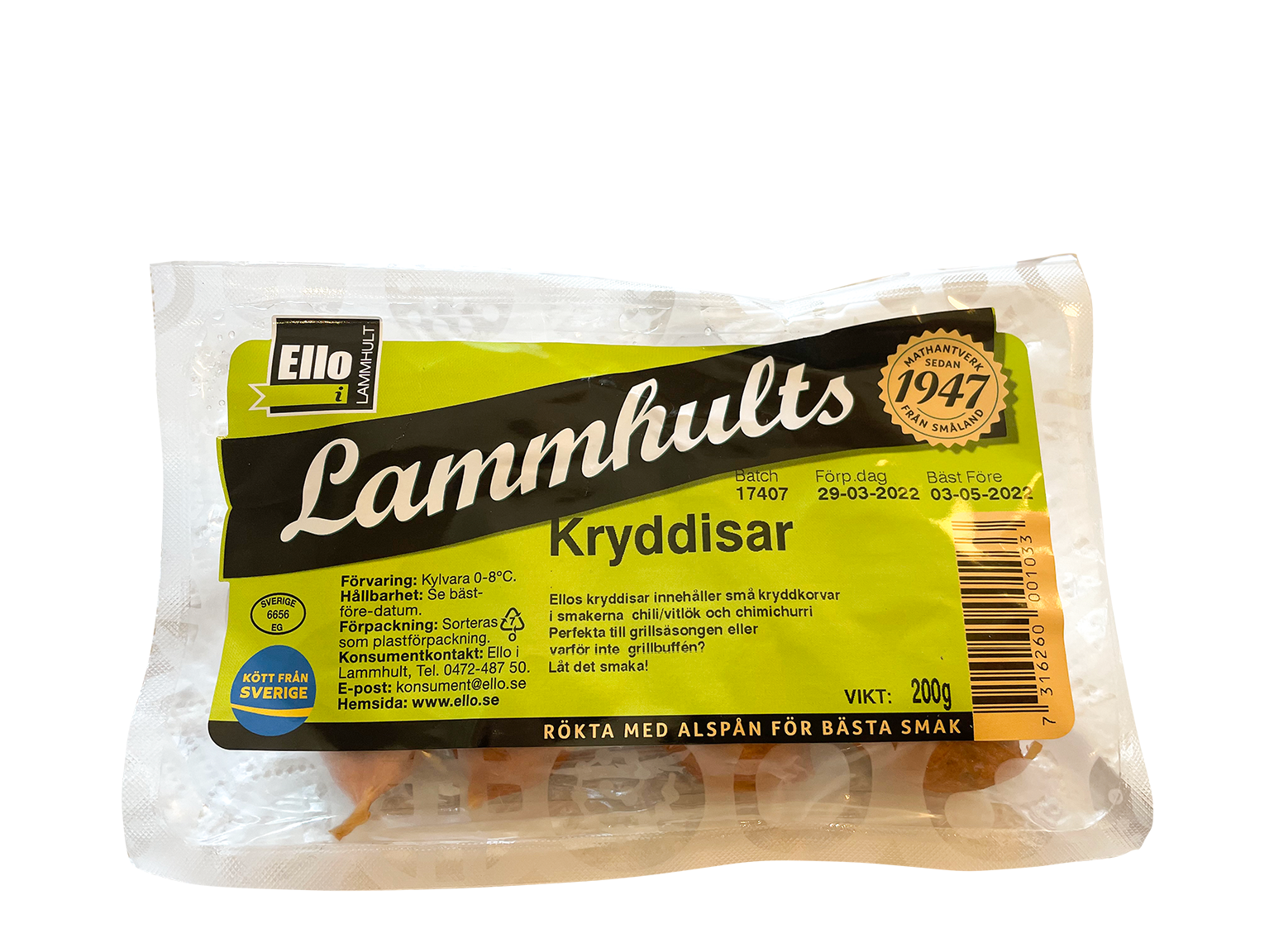 Lammhults Kryddisar 