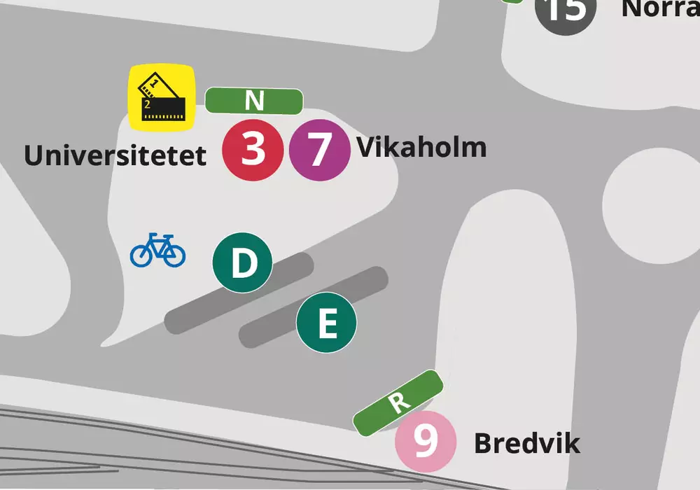 Karta som visar placering av nya lägen. För muntlig vägbeskrivning, ring kundcenter på 0771767076