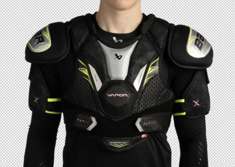 Bauer Vapor Fly40 Axelskydd S25 Jr