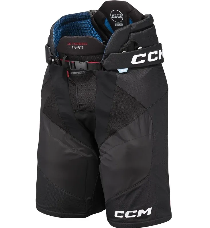 CCM Jetspeed Pro Velcro Hockeybyxa Svart Sr
