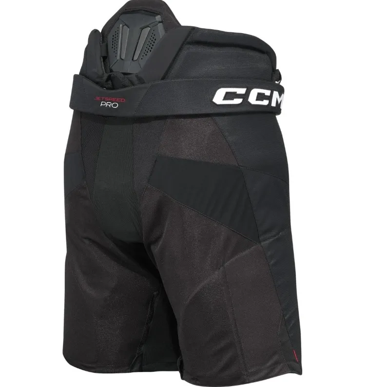 CCM Jetspeed Pro Velcro Hockeybyxa Svart Sr