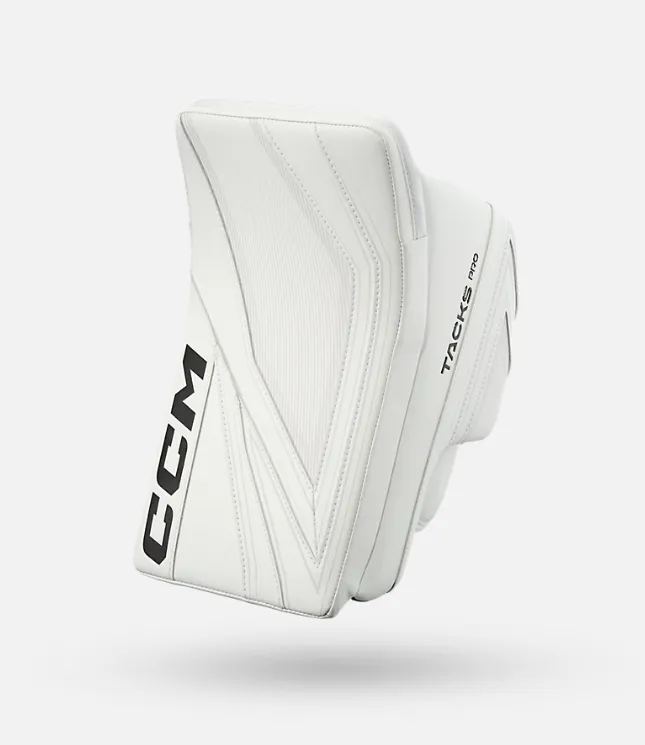 CCM Tacks Pro Målvaktsstöt Vit Sr