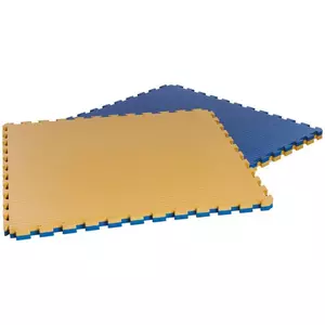 Budo-Nord pusselmatta blå/gul 1x1m 23mm tjock
