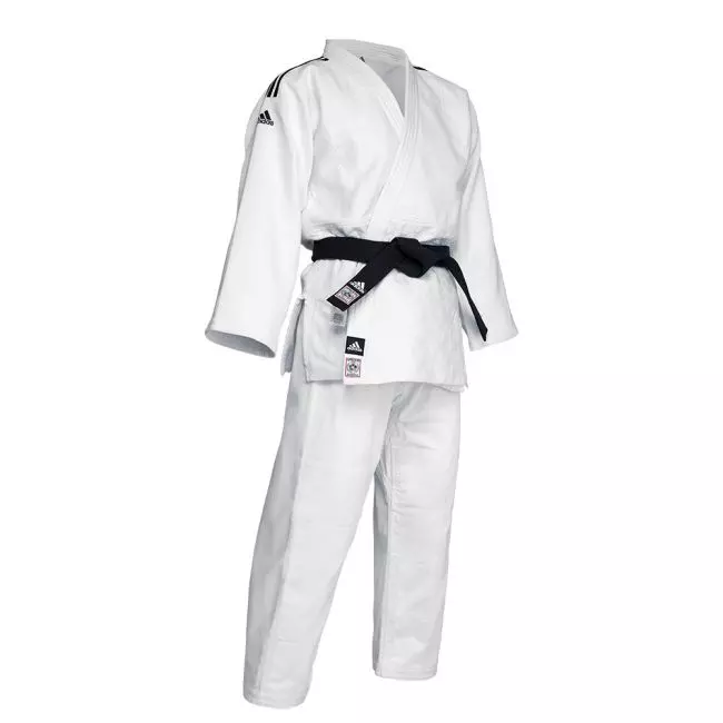 adidas gazelle silver green womens IJF Champion 3 Slim Fit with Stripes  Judo Gear USA
