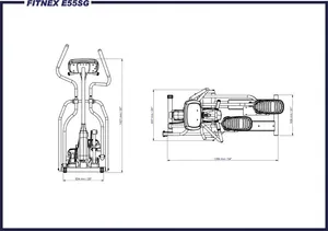 FITNEX ELLIPTICAL E55