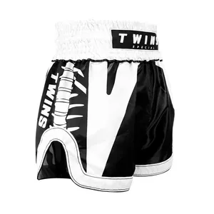 Twins Thai Shorts Spine Black-White