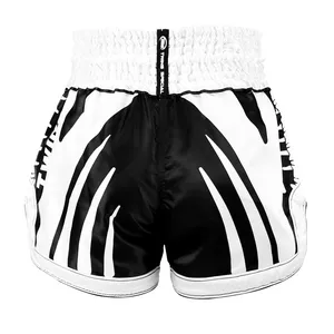 Twins Thai Shorts Spine Black-White