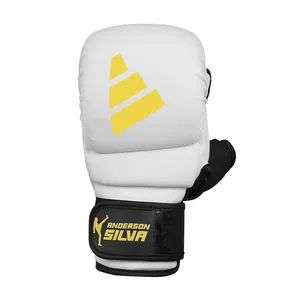 Adidas Sparring Grapplinghandske Silva 50 Vit-Svart-Gul-Camo