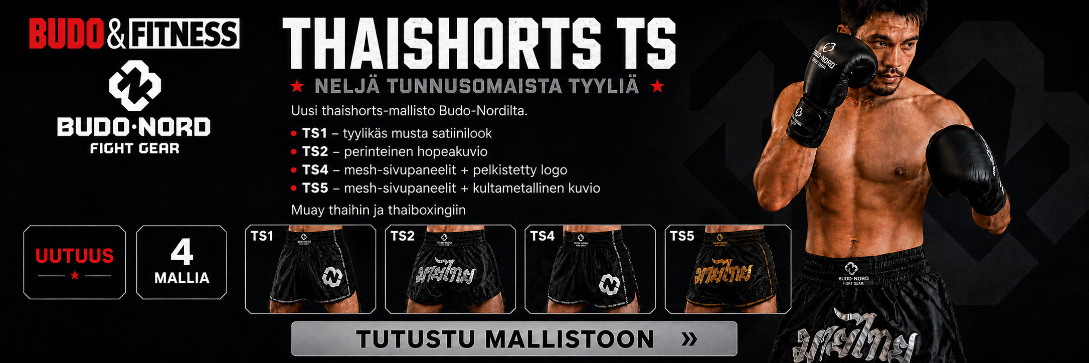 Budo-Nord Fight Gear Thaishorts TS