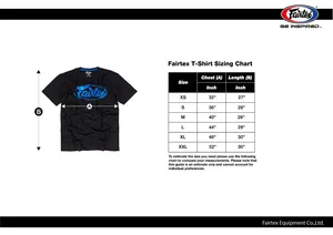 Fairtex Tshirt TST148 Svart-Blå