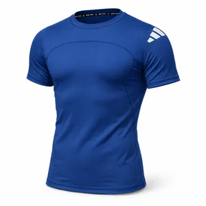 Adidas Rashguard Short Sleeve Blå