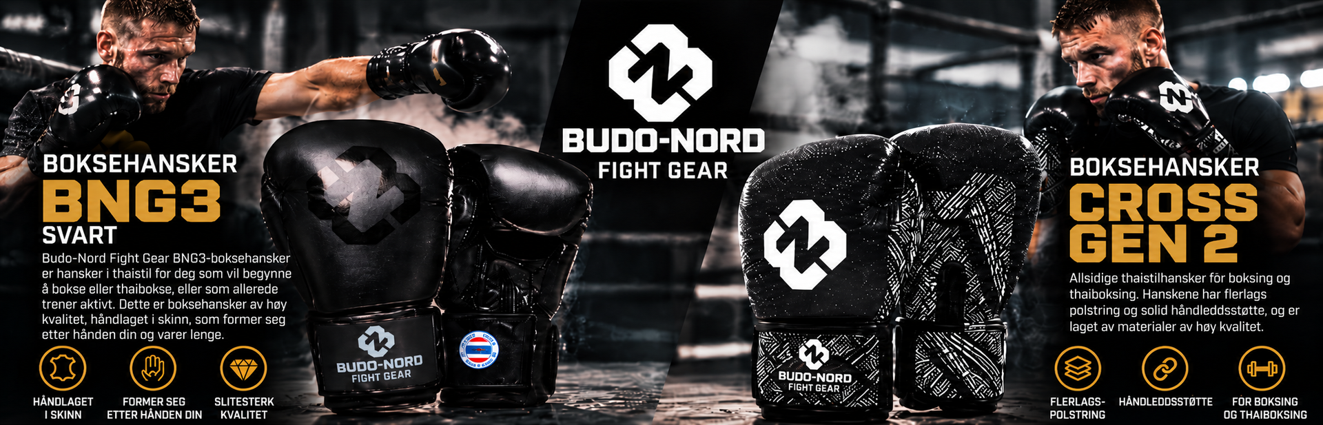 Budo-Nord Fight Gear Boksehansker