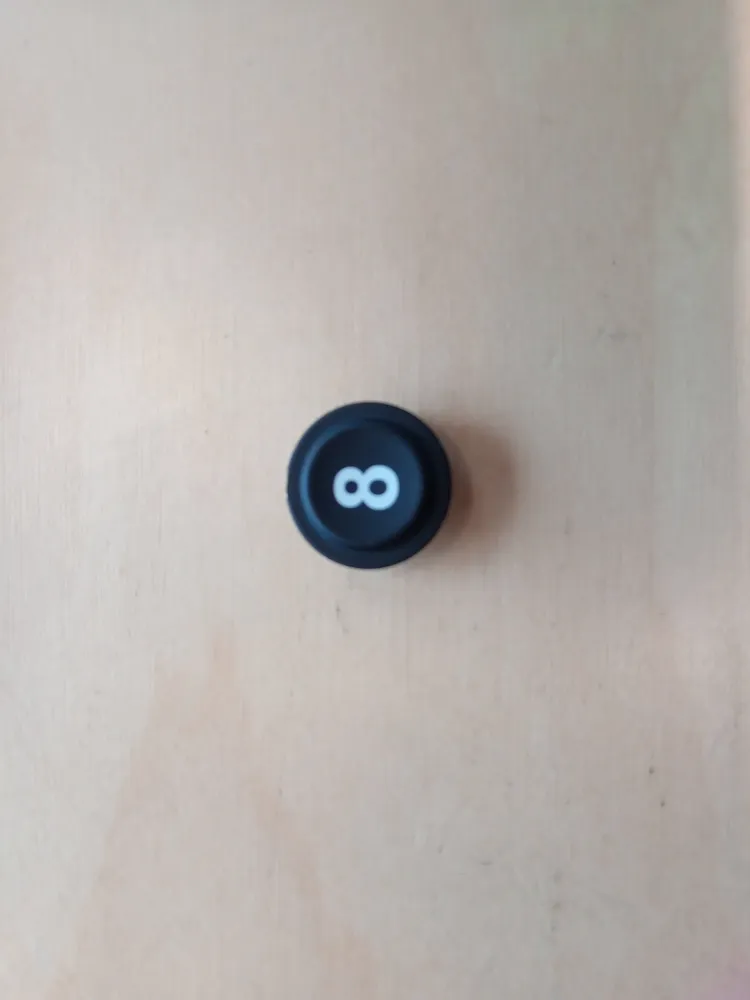 Plastic insert 15mm with laser etch