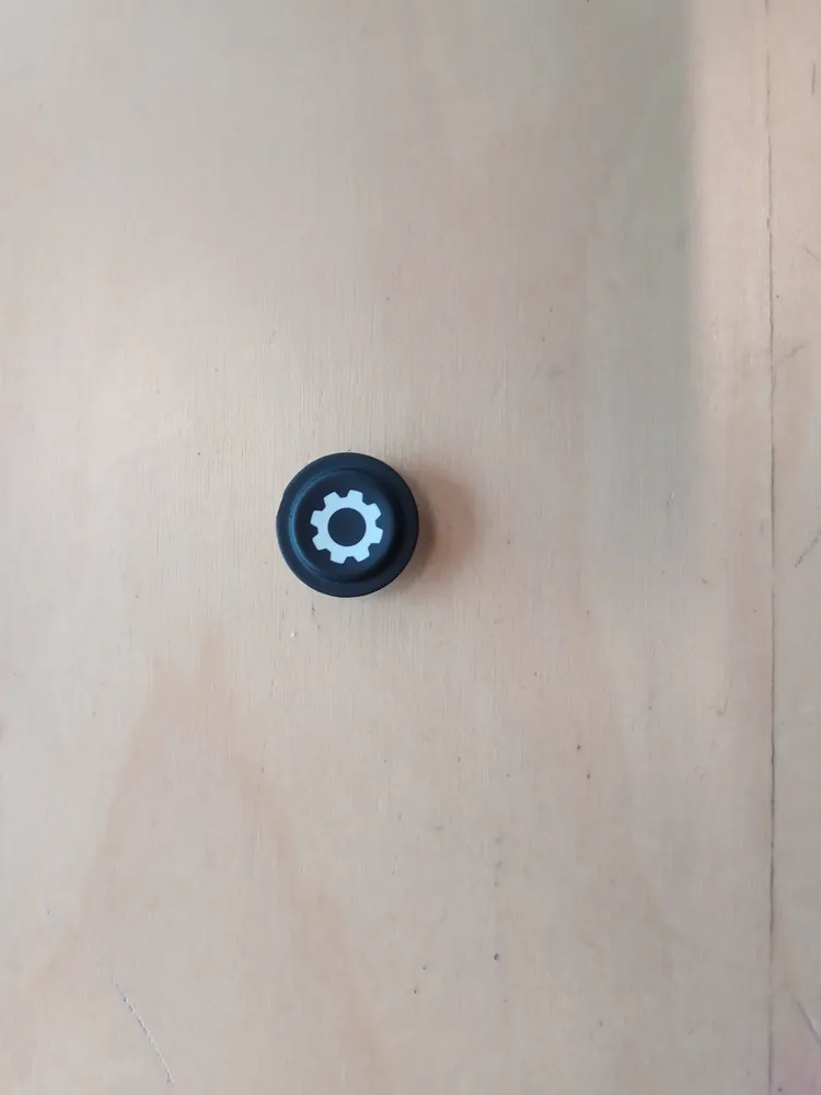 Plastic insert 15mm with laser etch