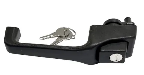 Push Handle with lock to the right 