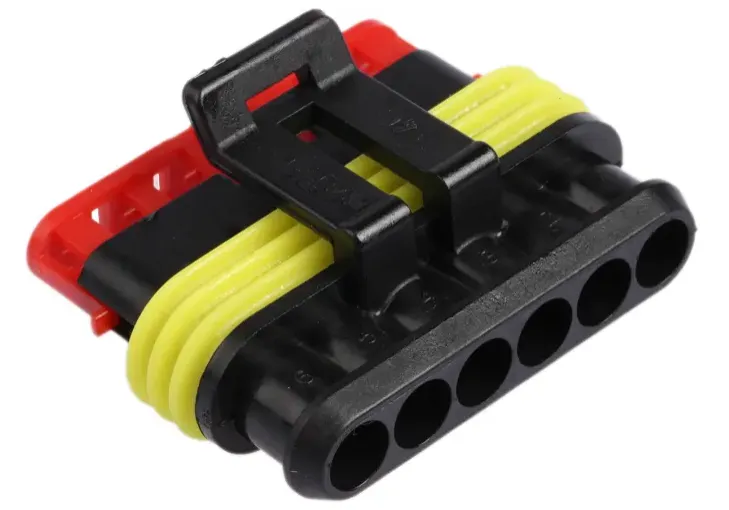 Connector Housing AMP Superseal 1.5 6 Poles 