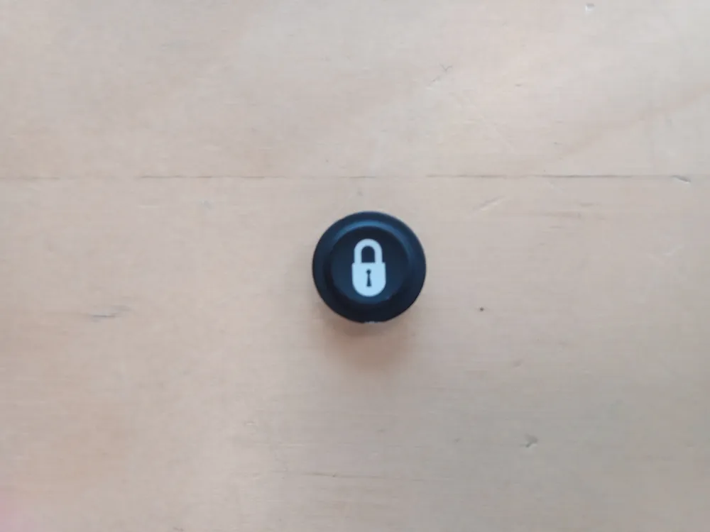 Plastic symbol lock