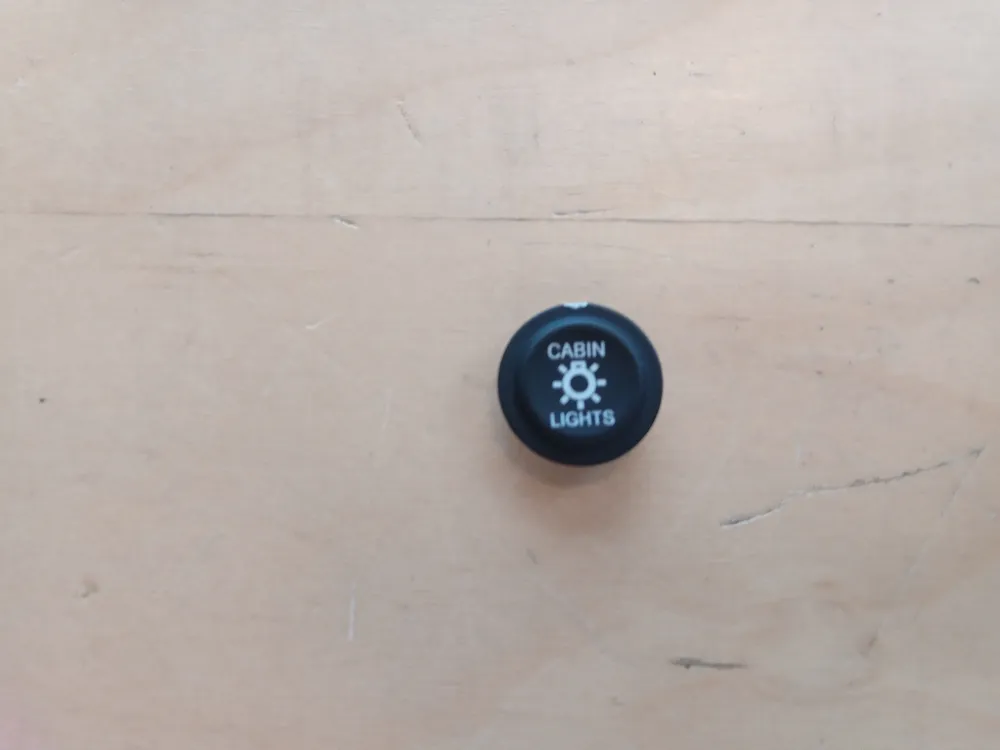 Plastic symbol cabin light