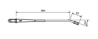 Modified Wiper Arm Front Window RH100