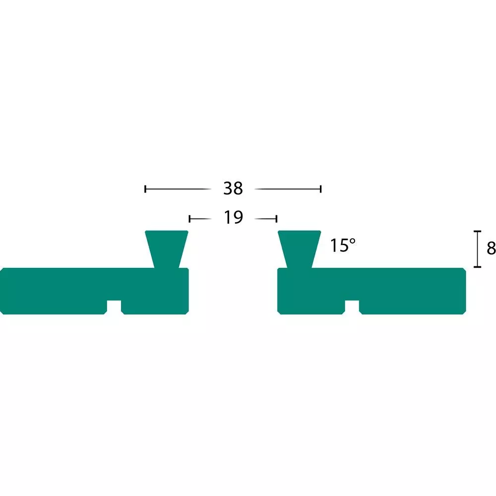 Axminster DOVETAIL JAWS Typ F
