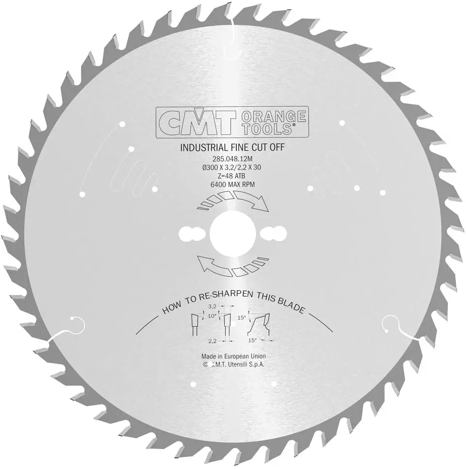 CMT Universalklinga D300 Z48 d30 skärbredd 3,2