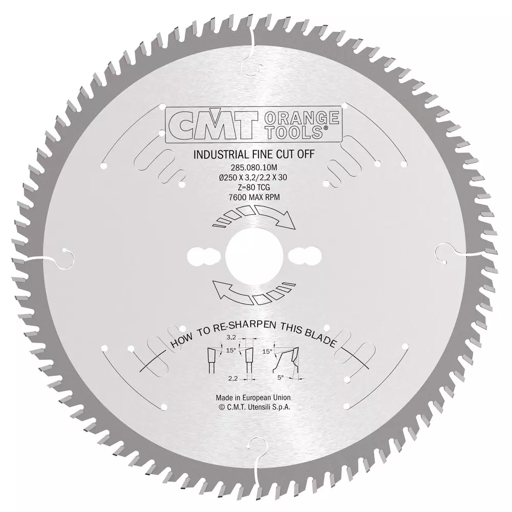 CMT Justerklinga fin D250 Z80 d30 skärbredd 3,2