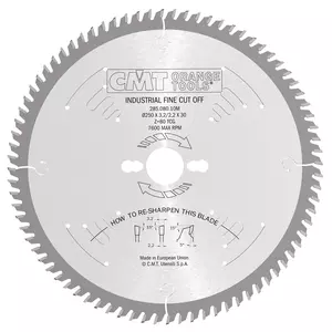 CMT Justerklinga fin D250 Z80 d30 skärbredd 3,2