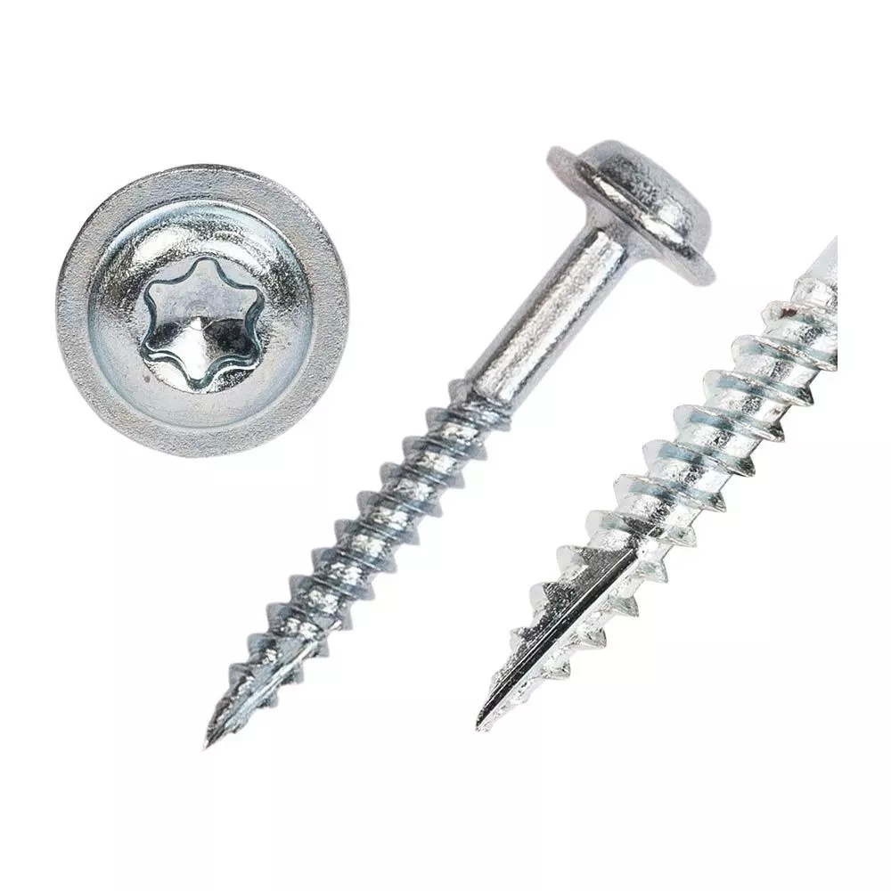 UJK Pocket hole skruv T20 3.8x30mm fingängad