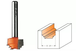 Profilfräs D12,7 I12,7 S6 Radie 1,2 L50,8 TB