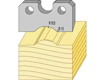 Profilstål 94241 21mm rundstav TB