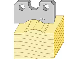 Profilstål 94245 27mm rundstav radie 13,5 TB
