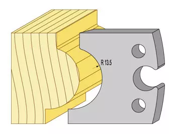 Profilstål 94247 27mm rundstav radie 13,5 TB