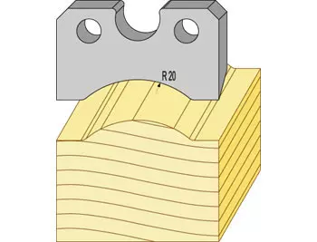 Profilstål 94253 40mm rundstav radie 20 TB