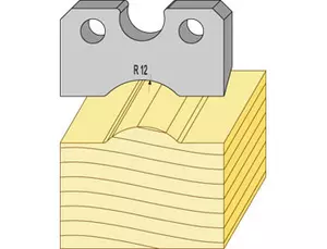 Profilstål 94301 24mm rundstav radie 12 TB