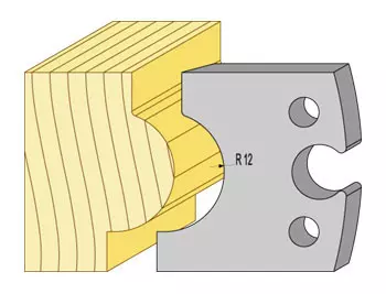 Profilstål 94303 24mm rundstav radie 12 TB